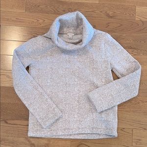 J Crew cowl neck sweater neutral tone